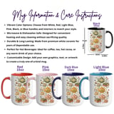 Vintage Tea and Books Digital Mug Wrap thumbnail 3