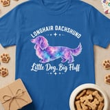 Longhair Dachshund Big Fluff Tee thumbnail 2