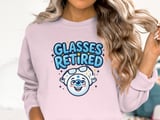 Glasses Retired T-Shirt Post LASIK Eye Surgery Vision Correction Eyeball Graphic Apparel thumbnail 7