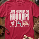 Just Here for the Hookups T-Shirt thumbnail 4