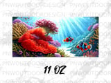 Vibrant Ocean Clownfish Mug Sublimation Wrap Digital Download, Under the Sea Coral Reef 11oz 15oz Design thumbnail 13