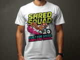 Shred Squad Squirrel | BMX T-Shirt thumbnail 2