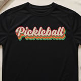 Pickleball Sport-Tek Performance Tee, Pickleball, Retro Style Open Play Athletic Court Apparel thumbnail 1