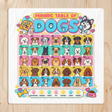 Periodic Table of Dogs Breed Chart Chemistry Science Canine Graphic Pet Lover T-Shirt thumbnail 8