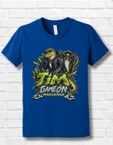 Tim Crocodile Youth Gaming T-Shirt, Kids Gamer Graphic Tee, Green Alligator Streetwear Shirt, Pixo League thumbnail 11