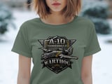 A-10 Warthog T-Shirt, US Air Force Thunderbolt II Military Aviation Tee, Pilot Veteran Gift, Distressed Warplane Graphic Shirt thumbnail 5
