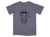 Groovy Cactus Heart Eyes T-Shirt thumbnail 2