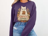 Purrfectly Spooky Ghost Cat Tee or Sweatshirt thumbnail 16