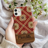 Boho Folk Tile Phone Case Design thumbnail 3