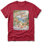 Teatime Dots ~ Comfort Colors Premium Tee thumbnail 2