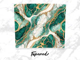 Emerald Green Marble Gold Veins Tumbler, Digital Download, 20 oz Skinny Tumbler Wrap Sublimation Design, Straight and Tapered Wrap png thumbnail 4