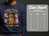 Golden Retriever Wizard Halloween Sweatshirt, Cute Ghost Dog Fall Apparel, adult and kid size t-shirts thumbnail 7
