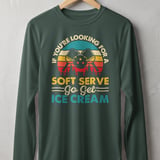 Pickleball Sport-Tek Long Sleeve Tee, If You're Looking For A Soft Serve Go Get Ice Cream, Sun Shield Shirt thumbnail 7