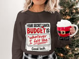 Secret Santa Budget Sweatshirt thumbnail 3