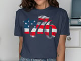 Vintage 1776 Distressed Flag Graphic Tee thumbnail 9