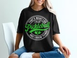 Pickleball Comfort Colors Shirt, That's What I Do I Play Pickleball and I Know Things, Vintage Graphic Tee thumbnail 1