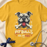 Pitbulls Are My Kids Tee | Pit Bull Mom Shirt | Pittie Lover Gift | Dog Mom Apparel thumbnail 3