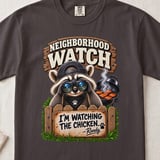 Neighborhood Watch Raccoon Tee thumbnail 10