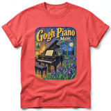 Gogh Piano ~ Comfort Colors Premium Tee thumbnail 3