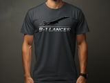 B-1 Lancer T-Shirt, Military Aviation Bomber Jet Graphic Tee, Supersonic Aircraft Shirt, Pilot Gift for Him, Veteran Air Force Fan Top thumbnail 3