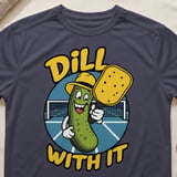 Pickleball Sport-Tek Performance Tee, Dill With It, Breathable Moisture-Wicking Court Apparel thumbnail 9
