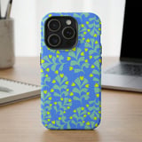 Blue Botanical Floral MagSafe® Phone Case thumbnail 1