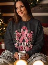 She Is Strong Pink Ribbon Tee thumbnail 8