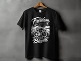 Freedom Is Riding a Bicycle | Road Bike T-Shirt thumbnail 9