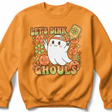 Pickleball Gildan Crewneck Sweatshirt, Let's Dink Ghouls, Court Warm Up thumbnail 9