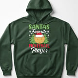 Pickleball Gildan Fleece Hoodie, Santas Favorite Pickleball Player, Festive Winter Court Pullover thumbnail 5