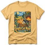 Gogh Cat Nap ~ Comfort Colors Premium Tee thumbnail 7