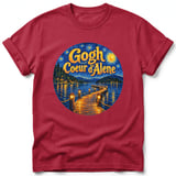 Gogh Coeur d'Alene ~ Comfort Colors Premium Tee thumbnail 2