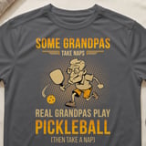 Pickleball Sport-Tek Performance Tee, Some Grandpas Take Naps Real Grandpas Play Pickleball (Then Take A Nap), Court Apparel thumbnail 8