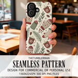 Hygge Holiday Seamless Digital Pattern Size Bundle Png thumbnail 6