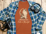 Powered by Cats and Moonlight Tee or Sweatshirt thumbnail 7