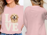 Golden Retriever Love Tee thumbnail 5