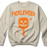 Pickleball Gildan Crewneck Sweatshirt, Pickleween, Court Warm Up Graphic Apparel for Halloween Matches thumbnail 6