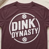 Pickleball Sport-Tek Performance Tee, Dink Dynasty, Moisture-Wicking Athletic Pickleball Court Apparel thumbnail 2