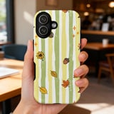 Autumn Harvest Phone Case or Tote Bag, Cozy Fall Leaves Pinecone Acorn Design, Rustic Farmhouse Decor Gift thumbnail 14