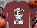 Bartender I Serve The Boos Tee thumbnail 10