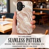 Rose Gold Agate Tumbler Design, Digital Paper, Watercolor Flower Backgrounds, Floral Junk Journal Pages, Printable Tumbler PNG, Scrapbooking thumbnail 6