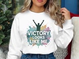Cancer fighting t-shirt Victory Looks Like Me, Inspirational Tee, Cancer Awareness Shirt, Support T-Shirt, Survivor Gift, Hope Shirt thumbnail 4