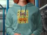 Cute Halloween Pumpkin Sweatshirt, Leopard Bow Spooky Season Hoodie, Fall Faux Glitter Pumpkins T-Shirt for Women thumbnail 12