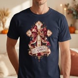 Gather In Grace Floral Cross Tee thumbnail 4