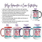 Yes I'm Weird Axolotl Digital Mug Wrap thumbnail 3