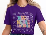 NICU Nurse Sayings T-Shirt: Medical Humor, Neonatal ICU, Nursing Student thumbnail 1