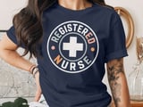 Registered Nurse T-Shirt: Retro RN, Vintage Healthcare Staff, Medical Worker Top thumbnail 4