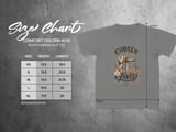 Christian Chosen Loved Youth T-Shirt, 1 Peter 2:9 Scripture Western Boho Faith Tee, Cowgirl Aesthetic Distressed Graphic Shirt thumbnail 2