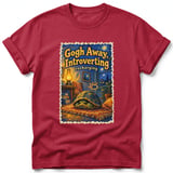 Gogh Away, Introverting ~ Comfort Colors Premium Tee thumbnail 2