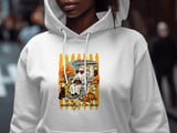 Mentally I'm Here Ghost Sweatshirt, Cozy Fall Hoodie, Introvert Humor Shirt, Spooky Season T-shirt, Coffee Lover Gift thumbnail 4